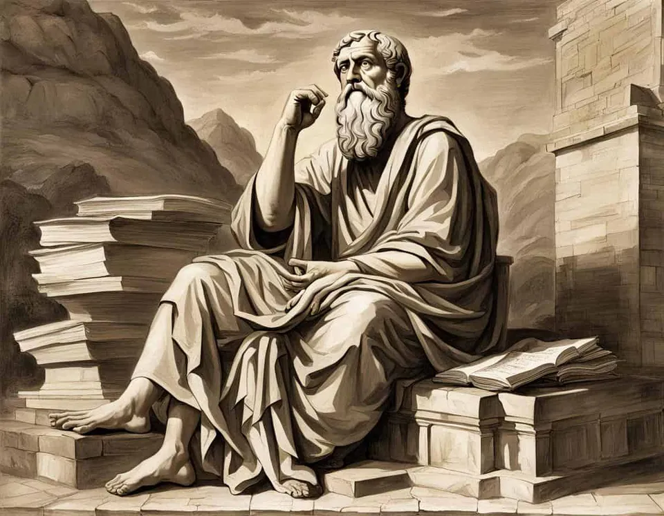 Classical Greek marble sculpture illustrating How to Discover Plato's Mentorship