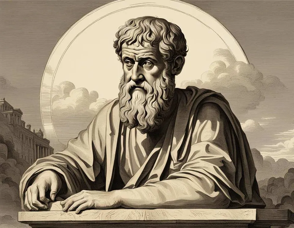 Classical artwork depicting Top Books on Plato's Philosophical Ideas