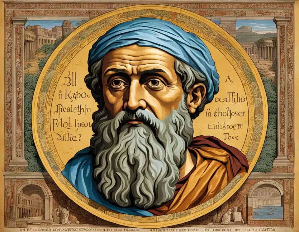 Greek philosophical painting representing Why did Plato emphasize The Tripartite Soul in his philosophy
