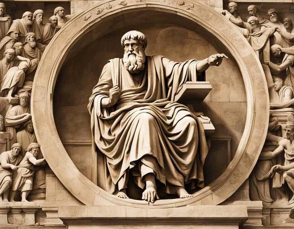 Philosophical illustration representing What Makes Plato's Educational Legacy Timeless
