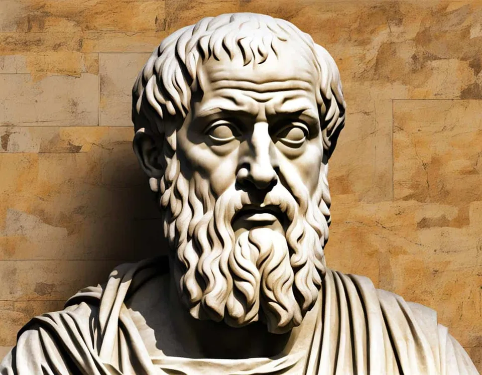 Classical artwork depicting What Were Plato's Key Contributions to Western Philosophy