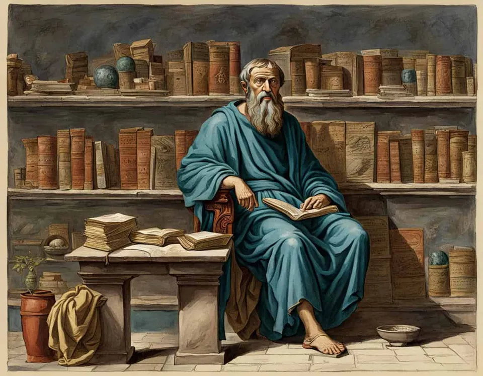 Classical artwork depicting Why is The Republic considered a significant work in Plato's philosophy