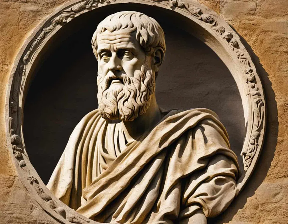 Ancient Greek stone relief illustrating Why Plato's Educational Legacy Still Matters Today