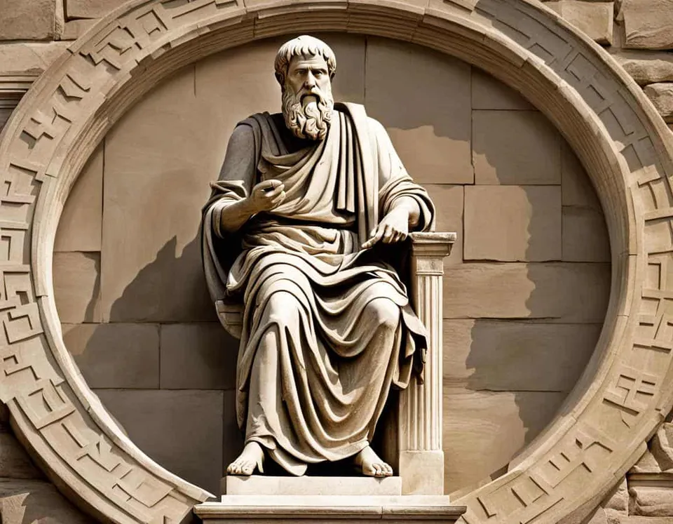 Classical illustration representing Why Plato's Political Philosophy Still Matters