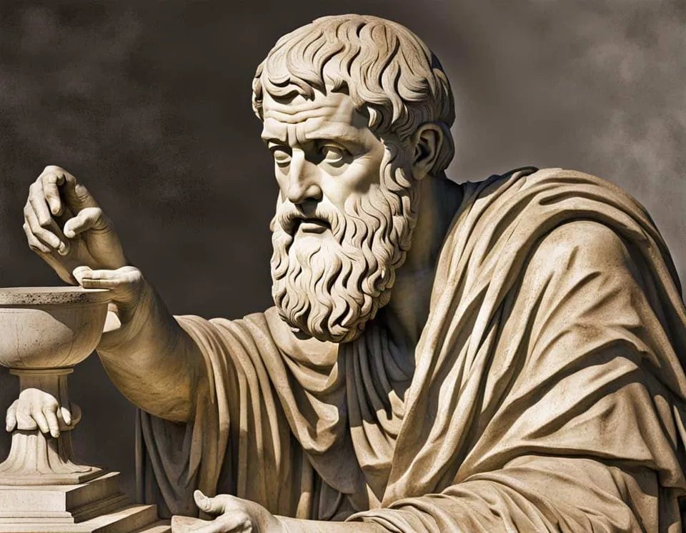 Ancient Greek stone relief illustrating Why Travel and Exposure Shaped Plato's Philosophical Views